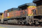 BNSF 4383 trails on a westbound rock train